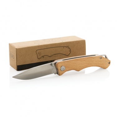 Logotrade promotional product image of: Wooden outdoor knife