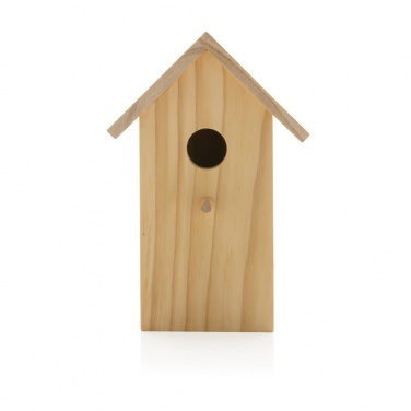 Logo trade promotional items image of: Wooden birdhouse