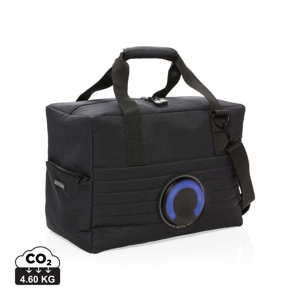 Logo trade corporate gifts image of: Party speaker cooler bag