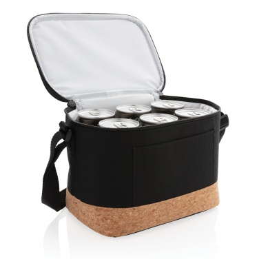 Logotrade advertising products photo of: Two tone cooler bag with cork detail