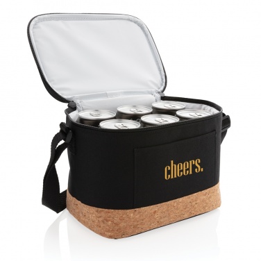 Logo trade promotional products picture of: Two tone cooler bag with cork detail