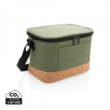 Logotrade business gift image of: Two tone cooler bag with cork detail