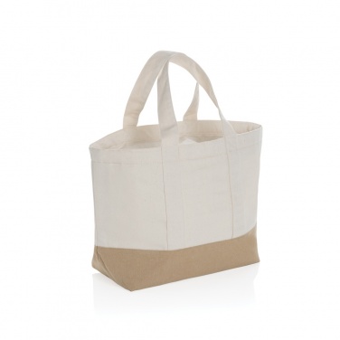 Logo trade promotional gifts picture of: Impact Aware™ 285 gsm rcanvas cooler bag undyed