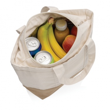 Logo trade promotional merchandise photo of: Impact Aware™ 285 gsm rcanvas cooler bag undyed