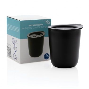 Logotrade advertising products photo of: Simplistic antimicrobial coffee tumbler