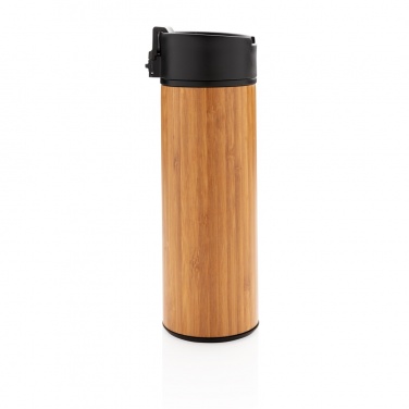 Logo trade advertising products picture of: Bogota vacuum bamboo coffee mug