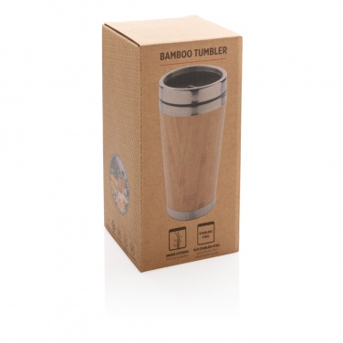 Logo trade advertising product photo of: Bamboo tumbler