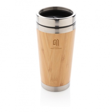 Logo trade promotional gift photo of: Bamboo tumbler