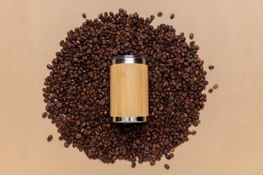 Logo trade promotional item photo of: Bamboo coffee to go tumbler