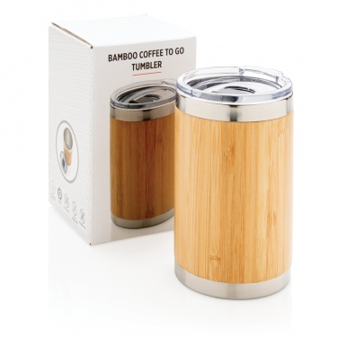 Logotrade promotional merchandise photo of: Bamboo coffee to go tumbler