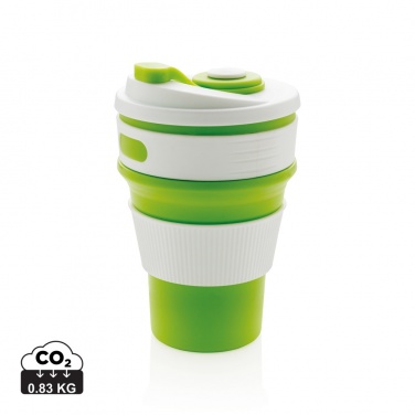 Logo trade promotional products image of: Foldable silicone cup