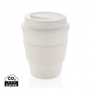 Logo trade promotional giveaways image of: Reusable Coffee cup with screw lid 350ml