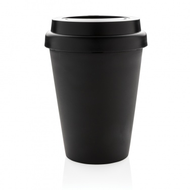 Logo trade corporate gifts picture of: Reusable double wall coffee cup 300ml