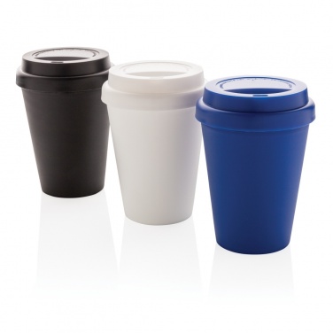 Logo trade promotional merchandise photo of: Reusable double wall coffee cup 300ml