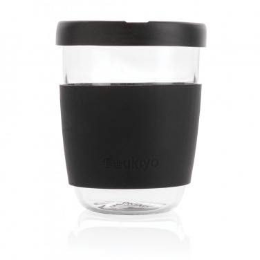 Logotrade promotional giveaway image of: Ukiyo borosilicate glass with silicone lid and sleeve