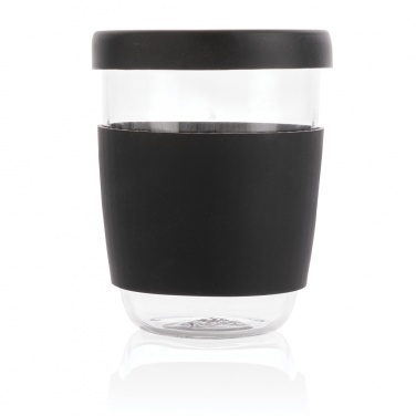 Logotrade corporate gift picture of: Ukiyo borosilicate glass with silicone lid and sleeve