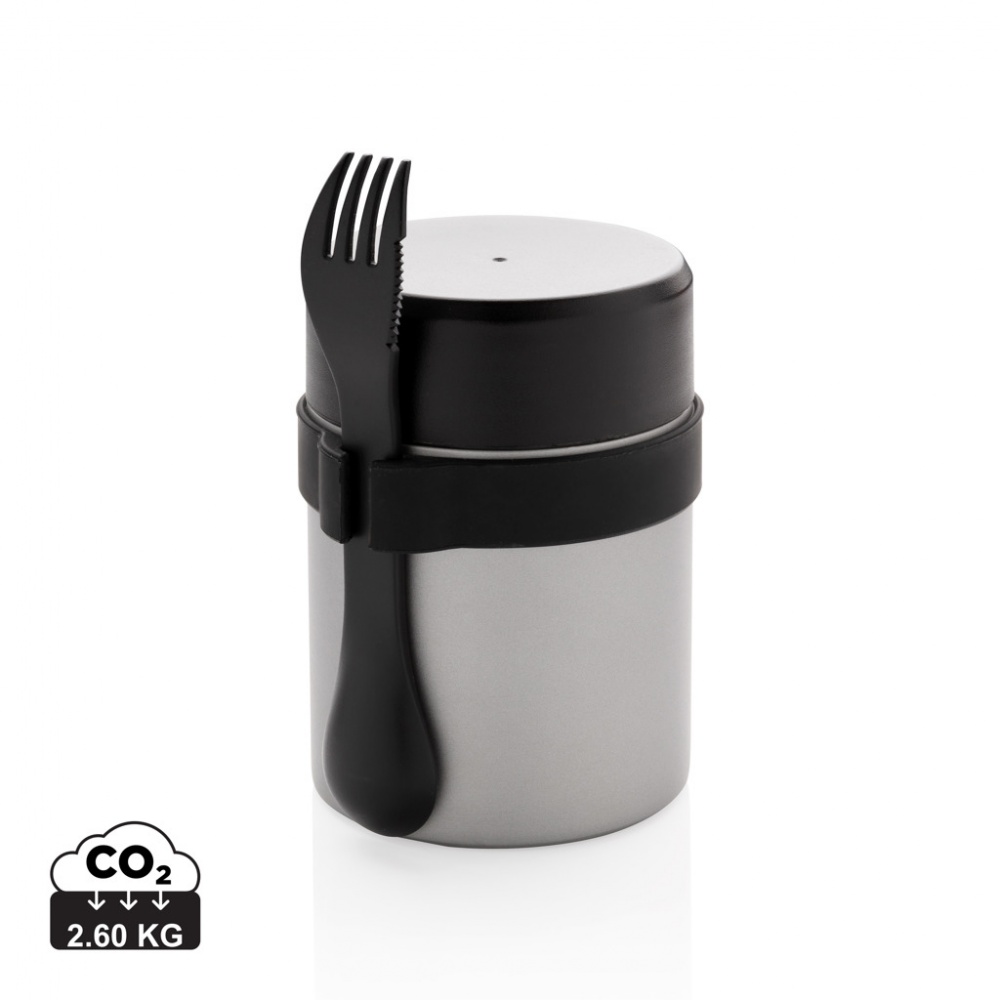 Logo trade promotional gift photo of: Bogota food flask with ceramic coating