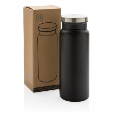 Logotrade promotional product image of: RCS Recycled stainless steel vacuum bottle 600ML