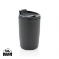 GRS Recycled PP tumbler with flip lid, grey