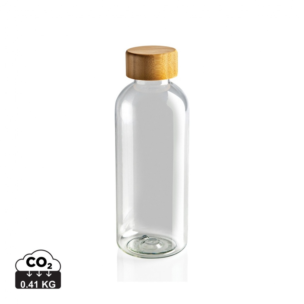 Logo trade promotional merchandise image of: RCS RPET bottle with bamboo lid