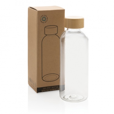 Logotrade business gift image of: RCS RPET bottle with bamboo lid