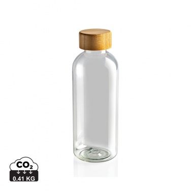 Logo trade corporate gifts picture of: RCS RPET bottle with bamboo lid