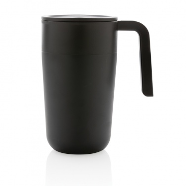 Logo trade promotional merchandise image of: GRS Recycled PP and SS mug with handle