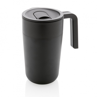 Logo trade promotional giveaway photo of: GRS Recycled PP and SS mug with handle