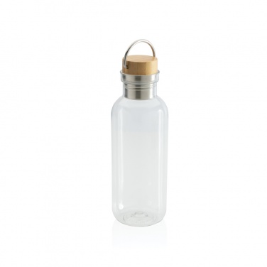 Logotrade business gift image of: RCS RPET bottle with bamboo lid and handle