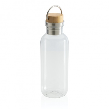 Logotrade promotional item image of: RCS RPET bottle with bamboo lid and handle