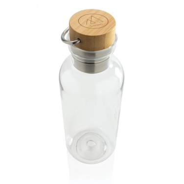 Logo trade corporate gifts picture of: RCS RPET bottle with bamboo lid and handle