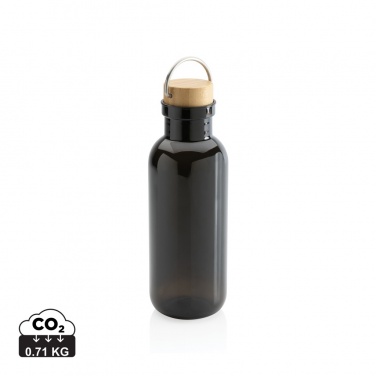 Logo trade promotional products picture of: RCS RPET bottle with bamboo lid and handle