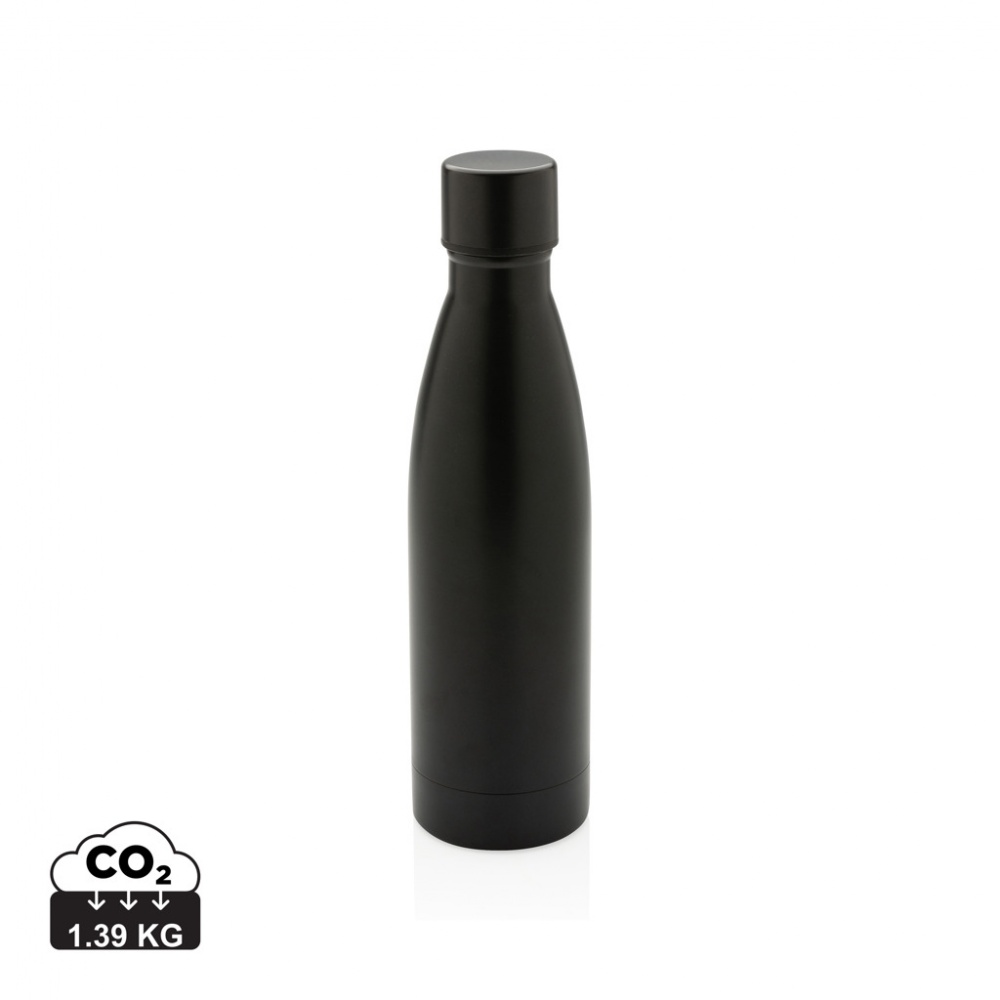 Logotrade promotional merchandise photo of: RCS Recycled stainless steel solid vacuum bottle