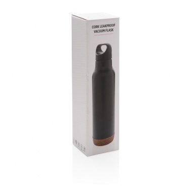 Logo trade promotional gifts picture of: Cork leakproof vacuum flask