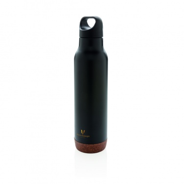 Logo trade promotional gifts image of: Cork leakproof vacuum flask