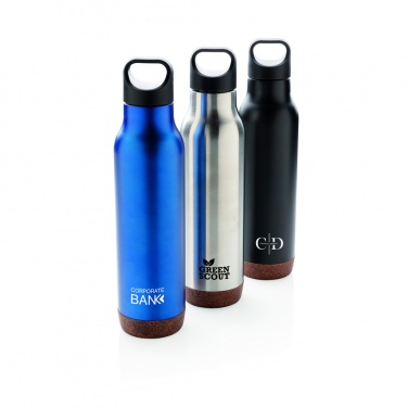 Logotrade promotional product image of: Cork leakproof vacuum flask