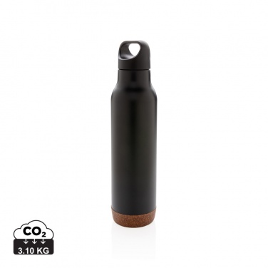 Logo trade promotional merchandise image of: Cork leakproof vacuum flask