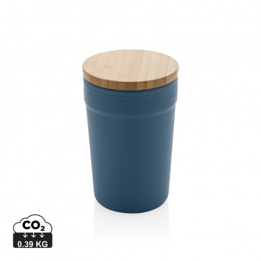 Logotrade business gift image of: GRS certified recycled PP mug with bamboo lid