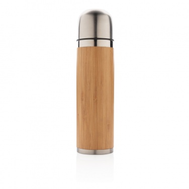 Logo trade promotional products picture of: Bamboo vacuum travel flask