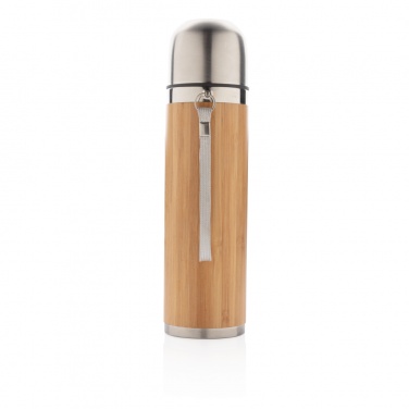 Logotrade promotional giveaway image of: Bamboo vacuum travel flask