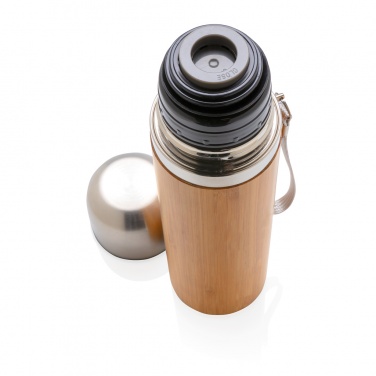 Logotrade corporate gifts photo of: Bamboo vacuum travel flask