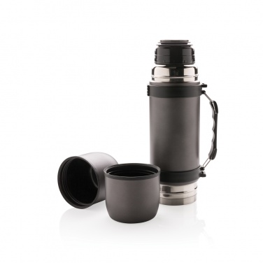 Logo trade promotional giveaways image of: Vacuum flask with 2 cups