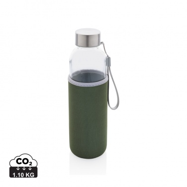 Logo trade promotional products picture of: Glass bottle with neoprene sleeve