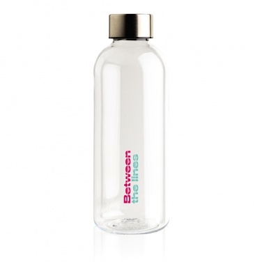 Logo trade advertising products picture of: Leakproof water bottle with metallic lid