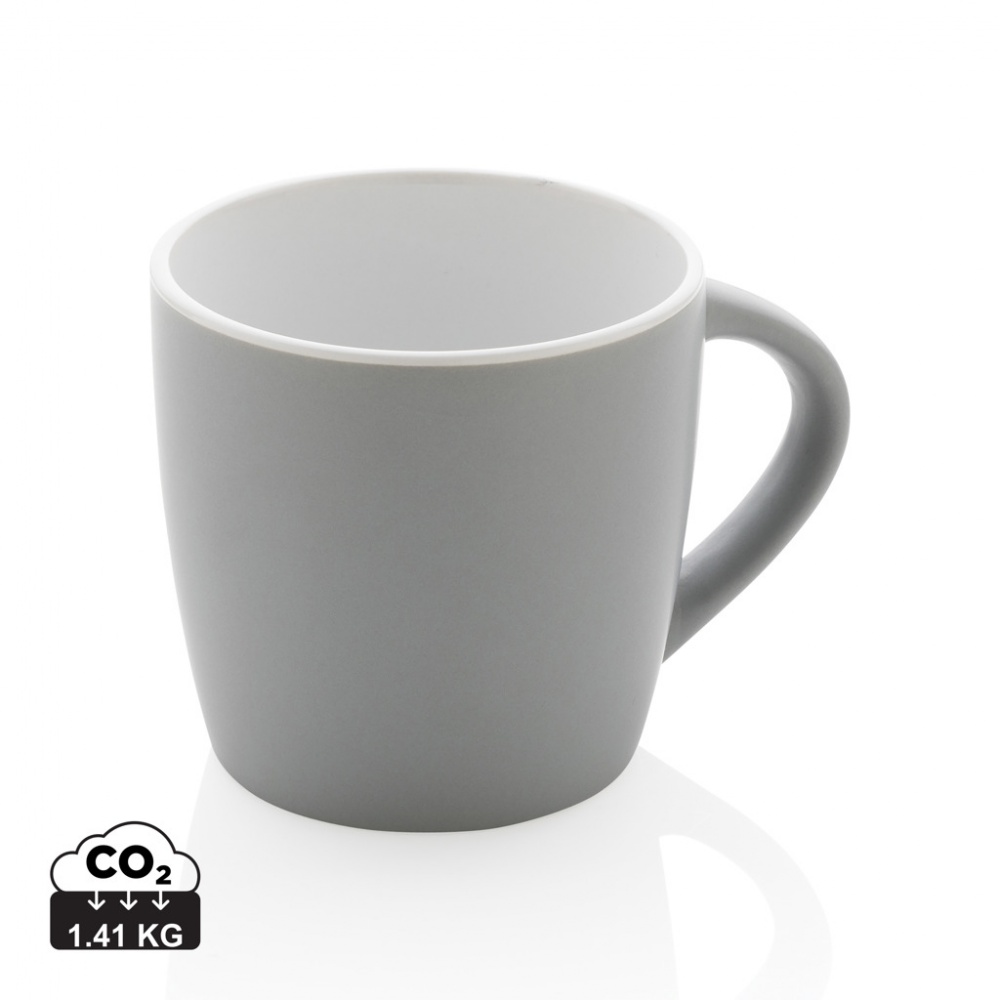 Logo trade corporate gifts image of: Ceramic mug with coloured inner 300ml