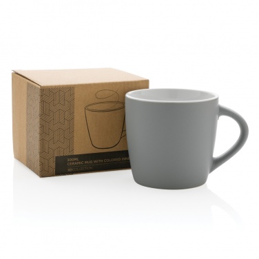 Logo trade promotional products picture of: Ceramic mug with coloured inner 300ml