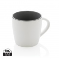 Ceramic mug with coloured inner 300ml, white