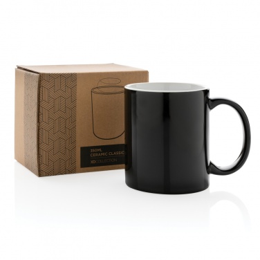 Logo trade corporate gifts image of: Ceramic classic mug 350ml