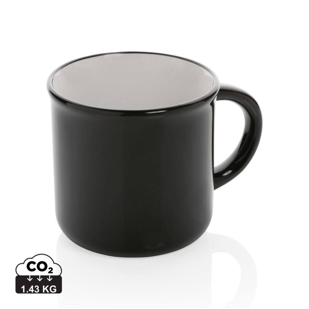 Logotrade promotional product image of: Vintage ceramic mug 280ml