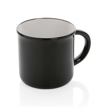 Logo trade promotional giveaways picture of: Vintage ceramic mug 280ml